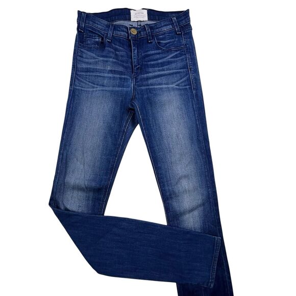 McGuire Slim Fit Denim Jeans Womens 25 Blue Stretch Skinny Designer - Picture 1 of 16